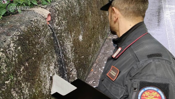 solofra blitz dei forestali nel polo conciario denunciato imprenditore 58enne