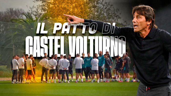 napoli squadra a rapporto contro l inter 4 1 4 1 e torna hojlund