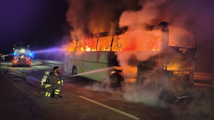 incendio pullman telesina fit cisl sicurezza e infrastrutture restino priorita