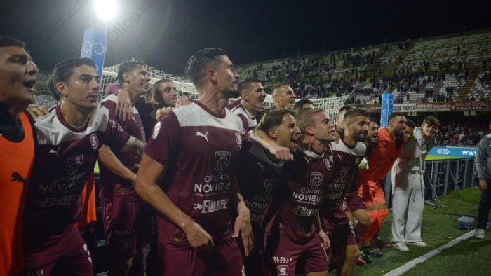 salernitana casertana 2 1 matino giocare all arechi mi emoziona ogni volta