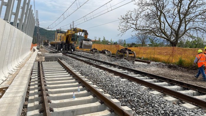 alta velocita completati i lavori sulla linea ferroviaria battipaglia potenza