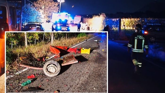 scontro tra un camion e un trattore muore un 66enne di solopaca