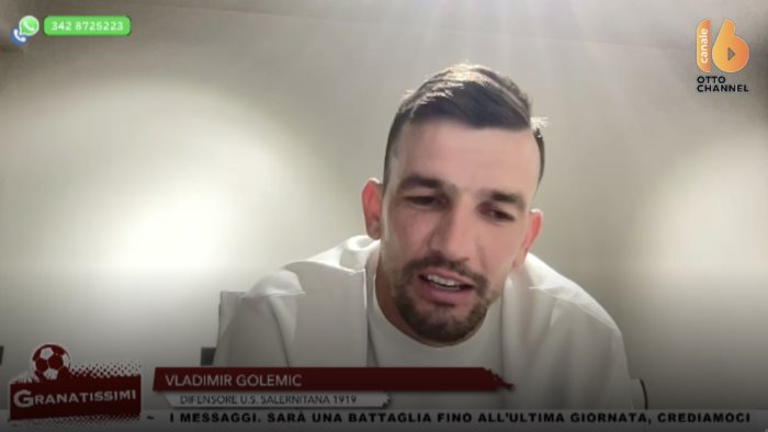 salernitana golemic gruppo sano vogliamo tutti la b il gol e per faggiano
