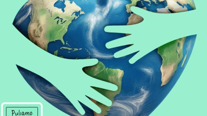 atrani puliamo il mondo bimbi protagonisti in spiaggia