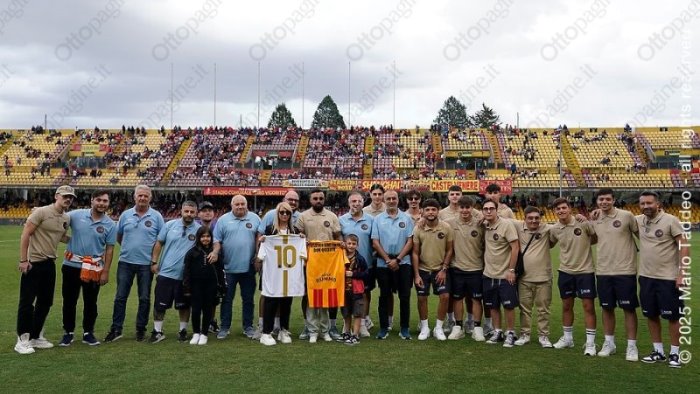 valentino racing team cesare ventura e star games ospiti del benevento