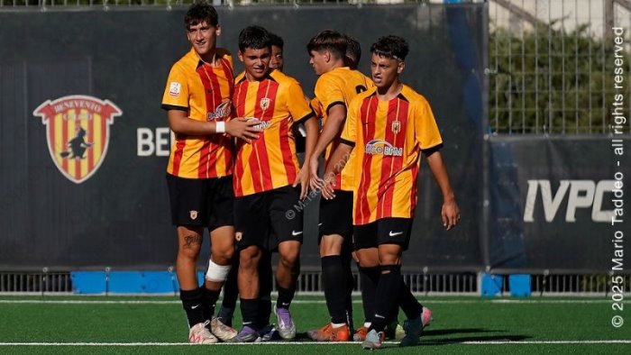 benevento le gare del vivaio e le classifiche la primavera a catanzaro