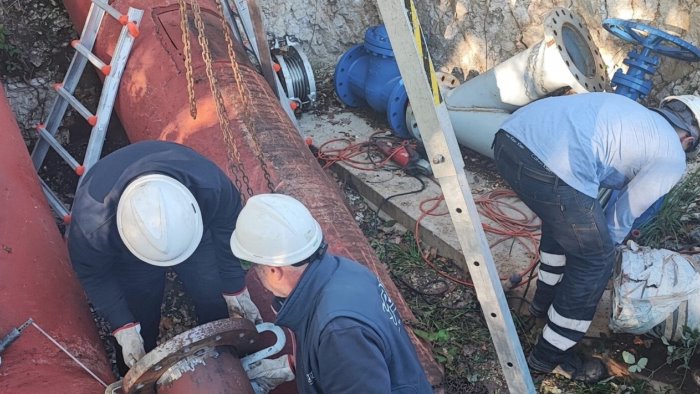 riparato guasto a cassano torna l acqua in alta irpinia ma solo per poche ore