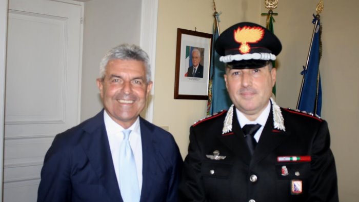 provincia di benevento il colonnello keten incontra il presidente lombardi