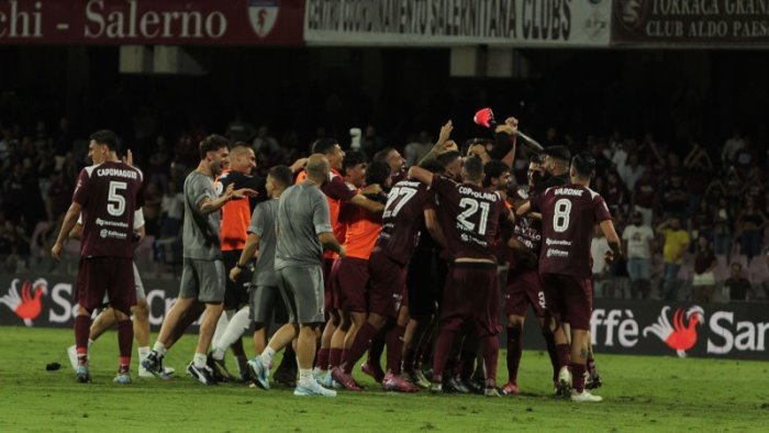 salernitana tutti in campo raffaele senza tre pedine