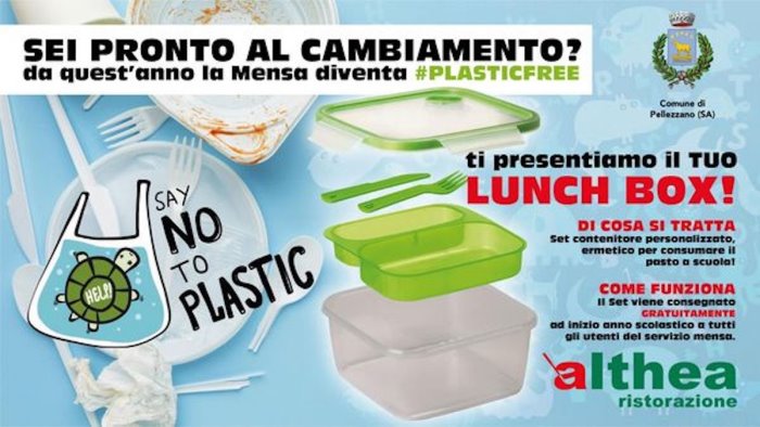 pellezzano plastic free un lunch box agli alunni dell istituto comprensivo