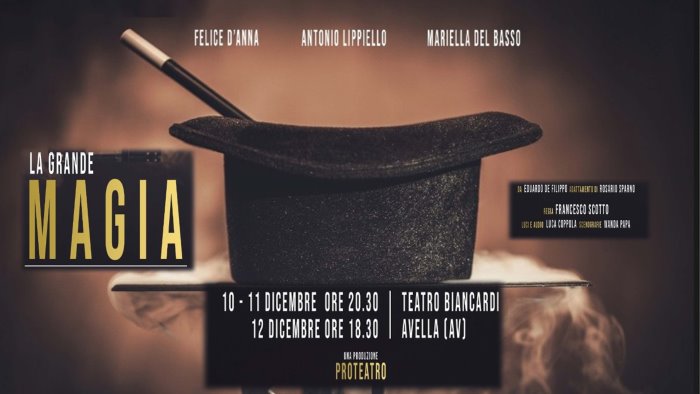 avella la cooperativa proteatro riparte con la grande magia di eduardo