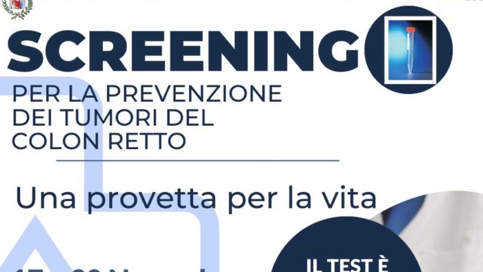 una provetta per la vita a massa lubrense screening del cancro al colon retto