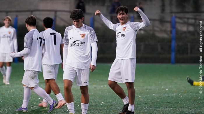 under 17 importante vittoria del benevento sul frosinone foto