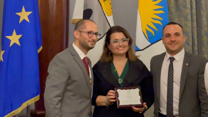 cicciano l assessore marotta cittadina onoraria di nadur