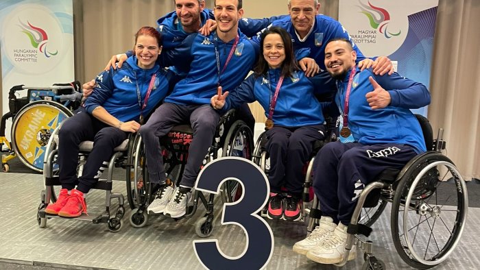 scherma paralimpica cdm la pasquino torna dall ungheria con due medaglie