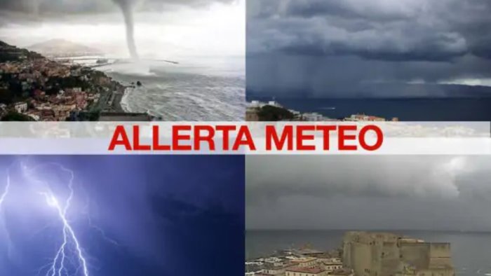 allerta meteo in campania chiuse scuole e parchi a castellammare a sorrento