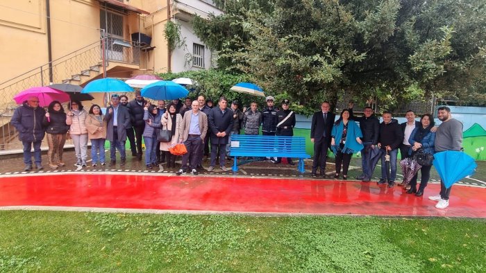 giornata infanzia e adolescenza a paupisi prima panchina azzurra della campamia