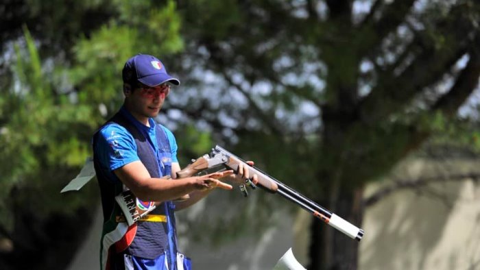 tiro a volo trinchese in raduno al centro di preparazione olimpica di tirrenia