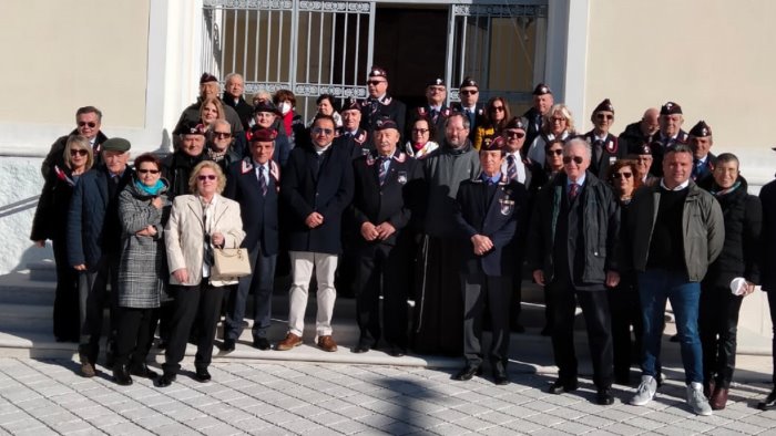 caporaso con l anc per la celebrazione in onore della virgo fidelis