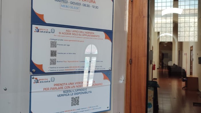 sportello dell agenzia delle entrate riapre a cerreto sannita