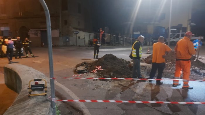 fuga di gas a san valentino torio chiuse alcune strade