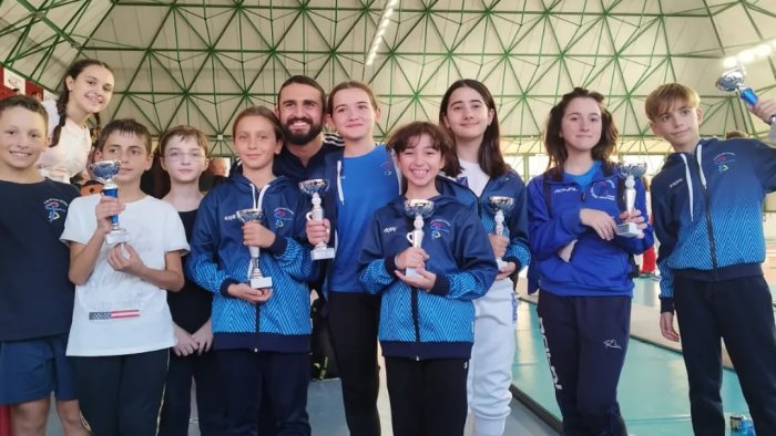 scherma campionati regionali under 14 il club salerno fa bottino pieno
