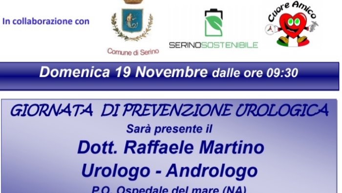 medicina la giornata di prevenzione urologica domenica visite a serino