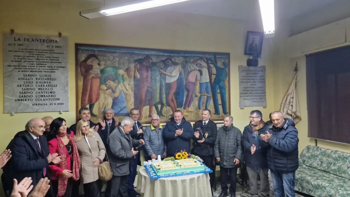 la filantropia di atripalda festeggia 100 anni dalla fondazione