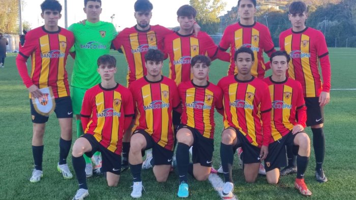 benevento tris di goleade per le formazioni del settore giovanile