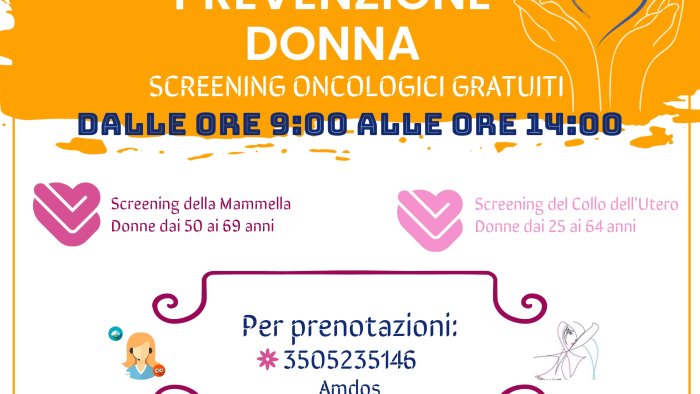 screening oncologici sabato i camper asl a pago vallo lauro