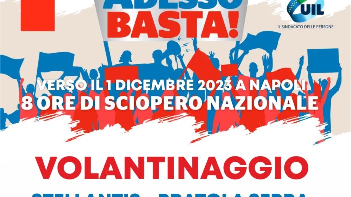 sciopero contro la legge di bilancio domani volantinaggio alla ex fca