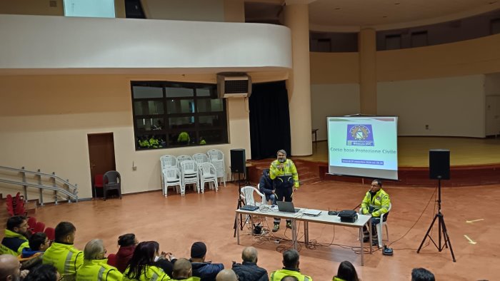 corso base di protezione civile rivolto alla popolazione successo a bisaccia