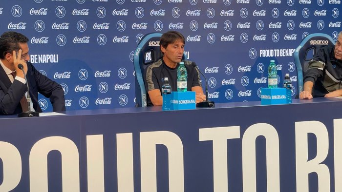 conte fiducioso per la sfida con l inter non commento le parole del patron