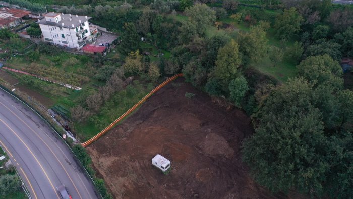 mercato san severino lavori iniziati per vasca coscia