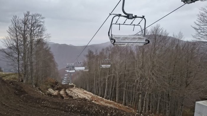 bagnoli stazione sciistica del laceno verso la conclusione dei lavori