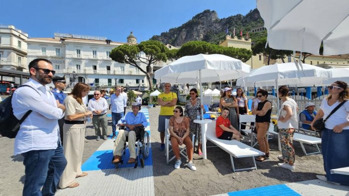 amalfi successo la prima edizione di mare per tutti