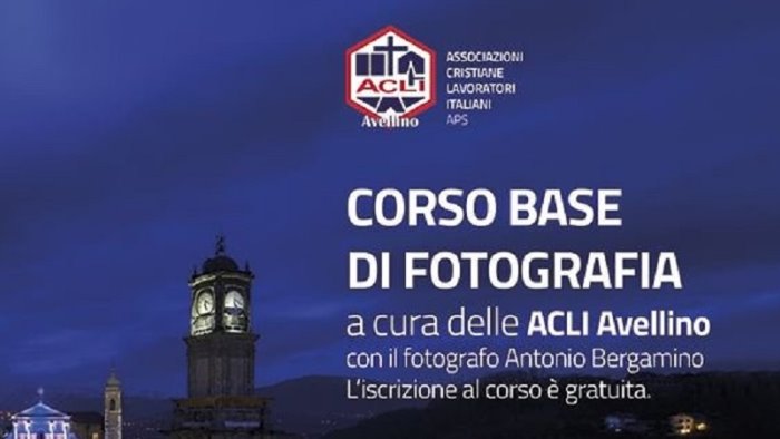 acli avellino via al corso base di fotografia con antonio bergamino