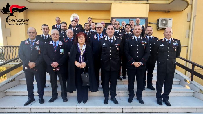 il colonnello keten in visita alla compagnia di san bartolomeo in galdo