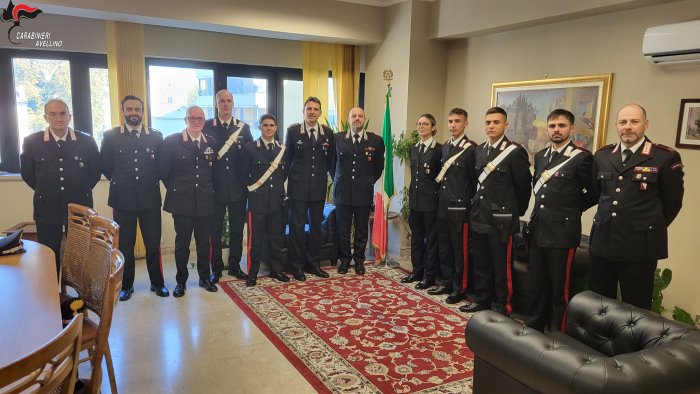 nuovi rinforzi al comando provinciale di avellino assegnati cinque carabinieri