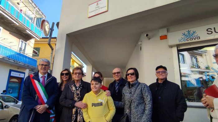 cava de tirreni una targa per ricordare costantino d amico