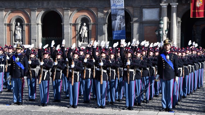 giuramento nunziatella a napoli in piazza anche quattro allievi irpini