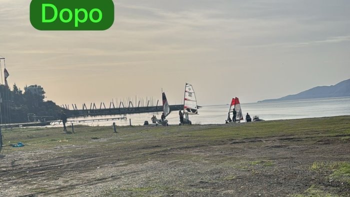 europa verde dopo la nostra denuncia liberato il pontile di sapri occupato