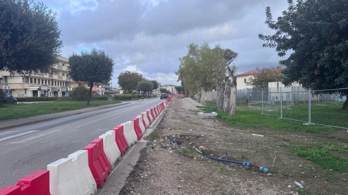 capaccio paestum prosegue il progetto di restyling di viale della repubblica