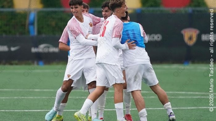under 16 il benevento rifila un poker alla casertana