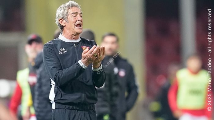 benevento auteri amaro le decisioni dell arbitro hanno orientato la gara