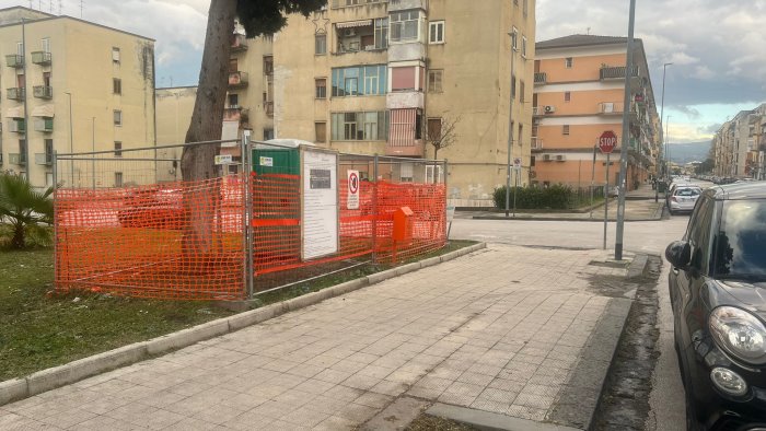 rione liberta via al cantiere per rifacimento strade e arredi urbani