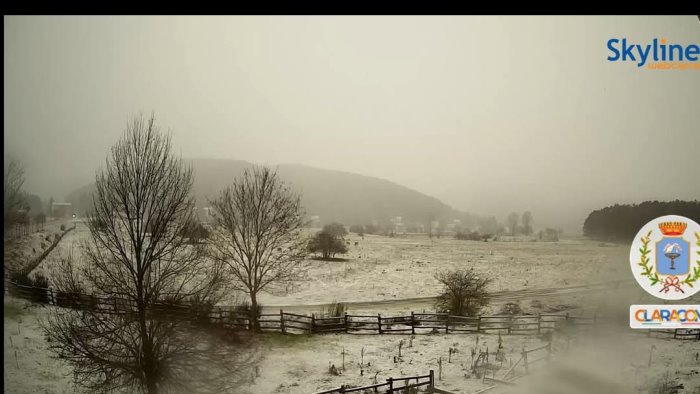 notte artica risveglio incantato sul laceno oggi neve fino a 1000 metri