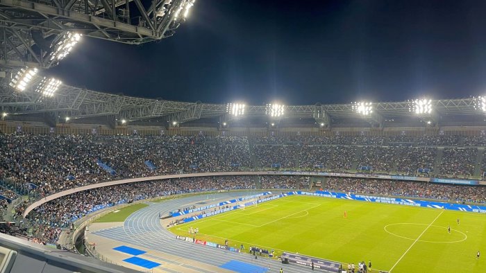 anche contro l atalanta niente sold out al maradona