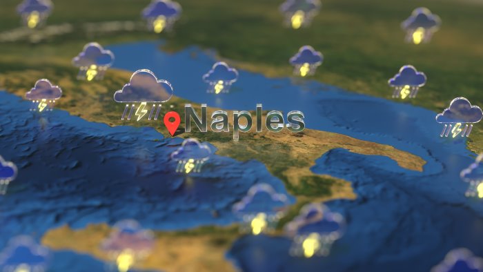 maltempo sulla campania ancora temporali fino a domenica