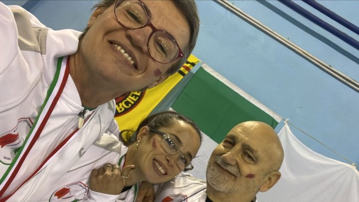 arcieri del tricolle sul podio a napoli esulta ariano